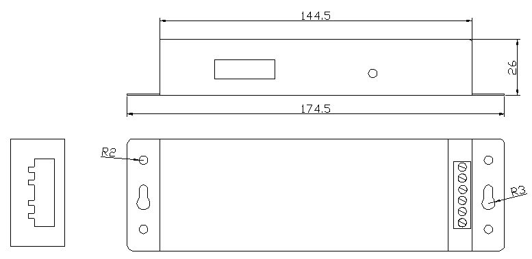 DMX to SPI decoder 