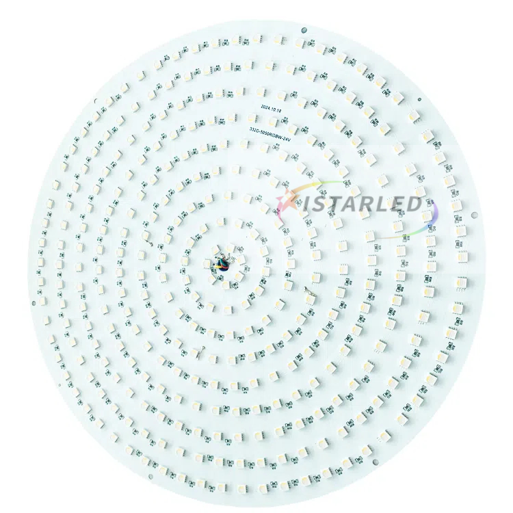 D300mm DC24V RGBW PWM Round LED matrix