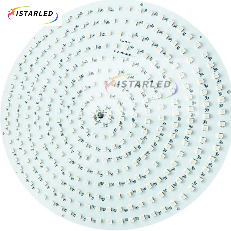 D300mm DC24V RGBW PWM Round LED matrix