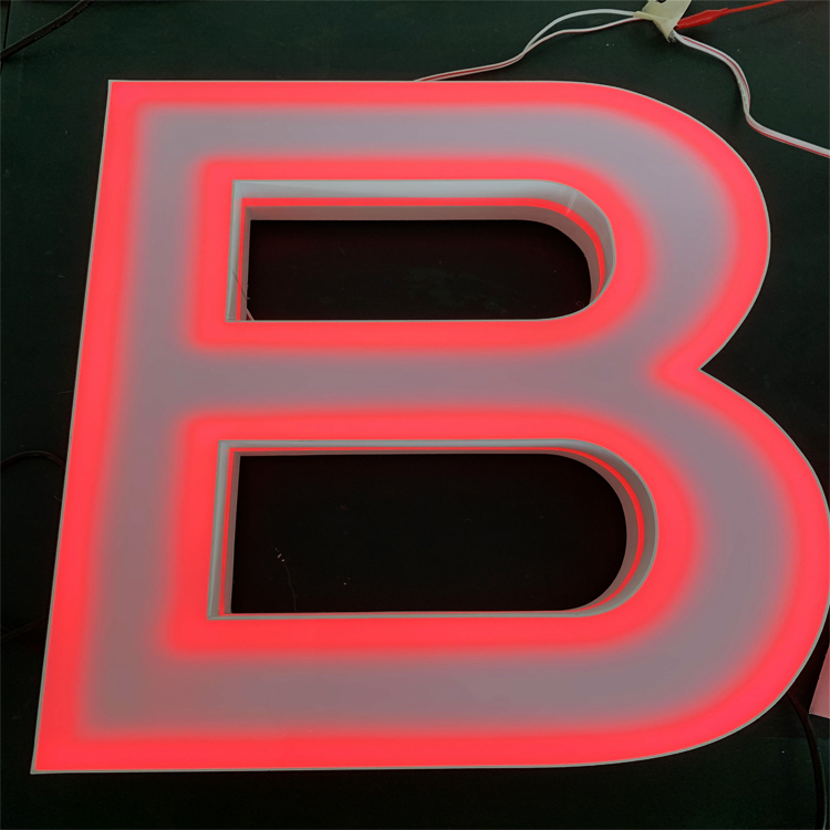 Customer 3D Art Full color changing rgb pixel led letters