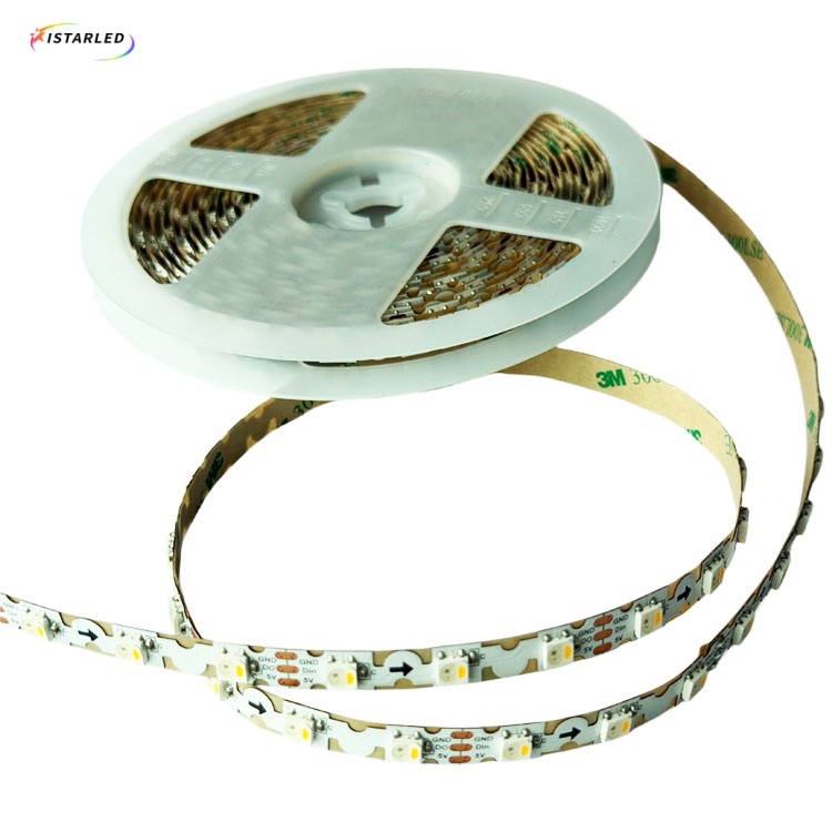 5V 8MM S Shape SK6812 5050 RGB/RGBW Digital Programmable LED Strips